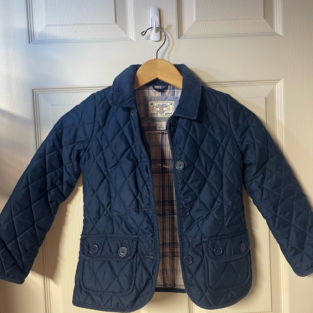 GAP Kids Navy Quilted Puffer Jacket
